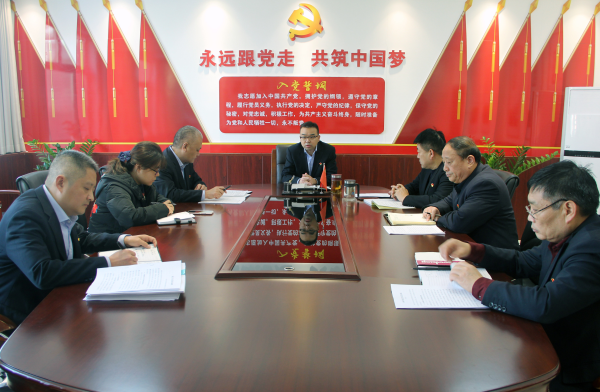 公司黨委領(lǐng)導班子召開2020年度民...