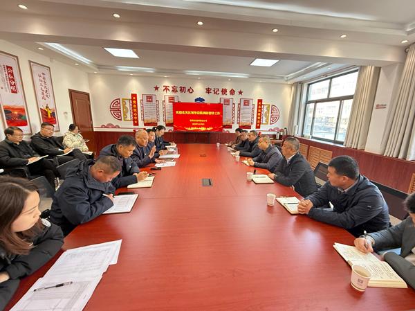 北關(guān)區(qū)委書記元浩蒞臨公司調(diào)研指...